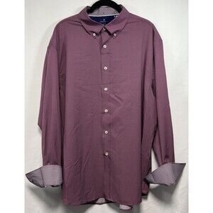 Con.struct Slim Fit Wrinkle Free Flip Cuff Button Up Men’s XL